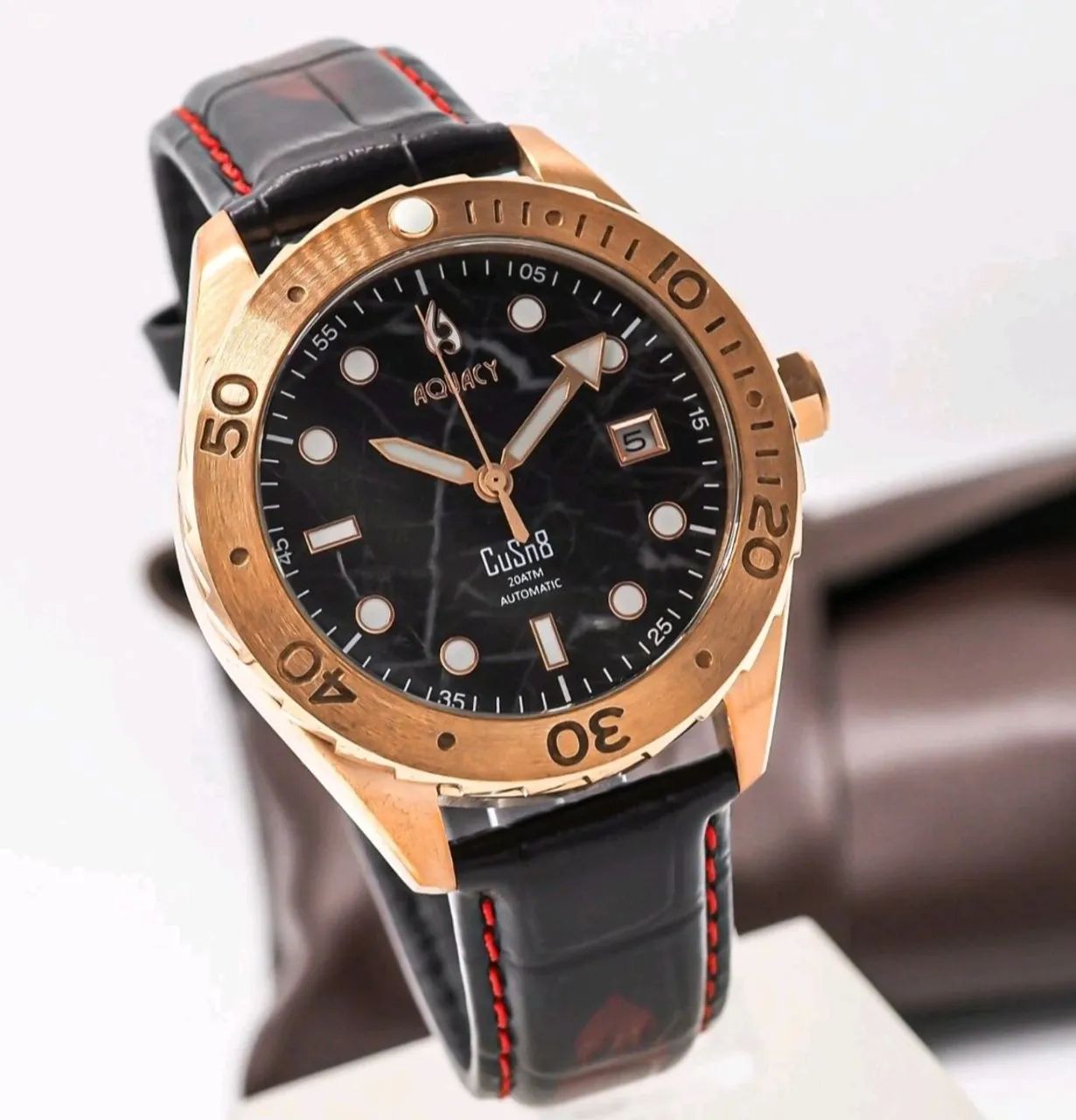 Relógio Automático Aquacy Bronze (Alemão) CuSn8 Movimento Miyota