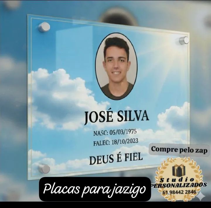 Placa para jazigo - Foto 4