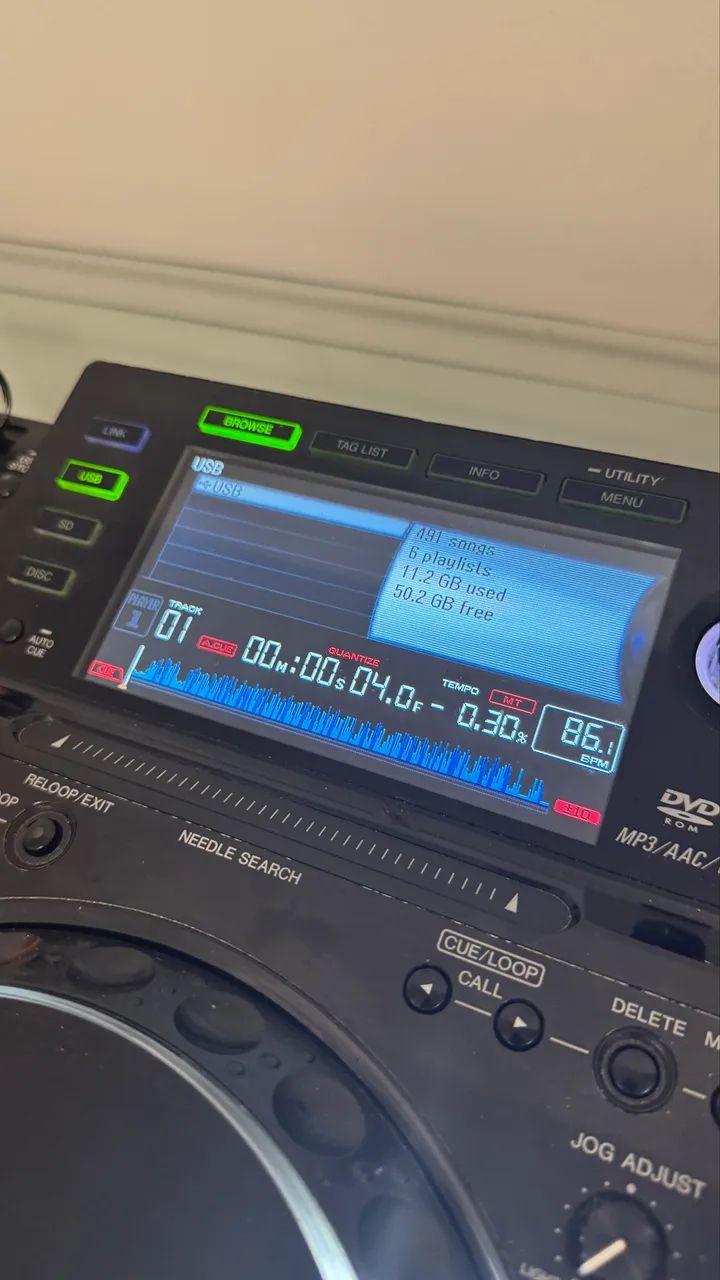 Unidade CDJ 2000 Controlador DJ64396661380994121