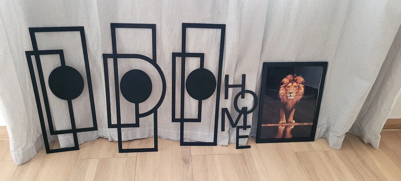 Kit Decorativo: Quadros e Palavras Home