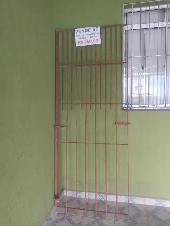 Portão de ferro maciço _ Usado em ótimo estado e Grade para janela - Foto 3