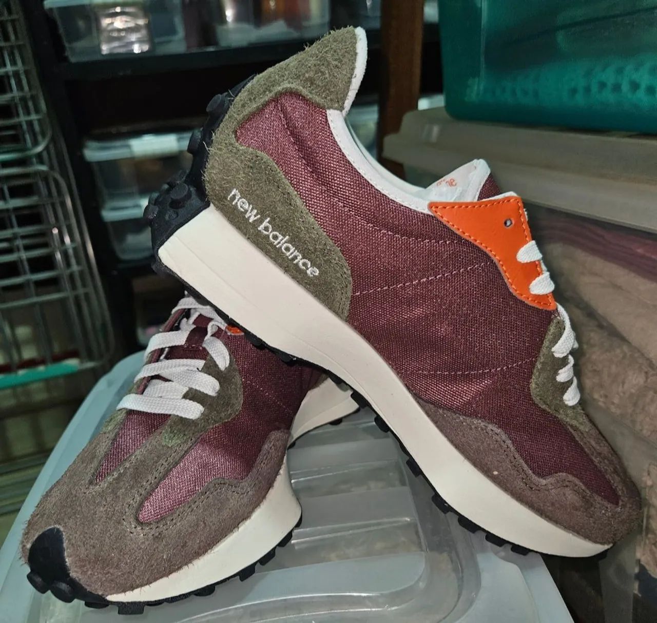 Tênis New Balance 327V1 - Bordô - N° 41 - Foto 3