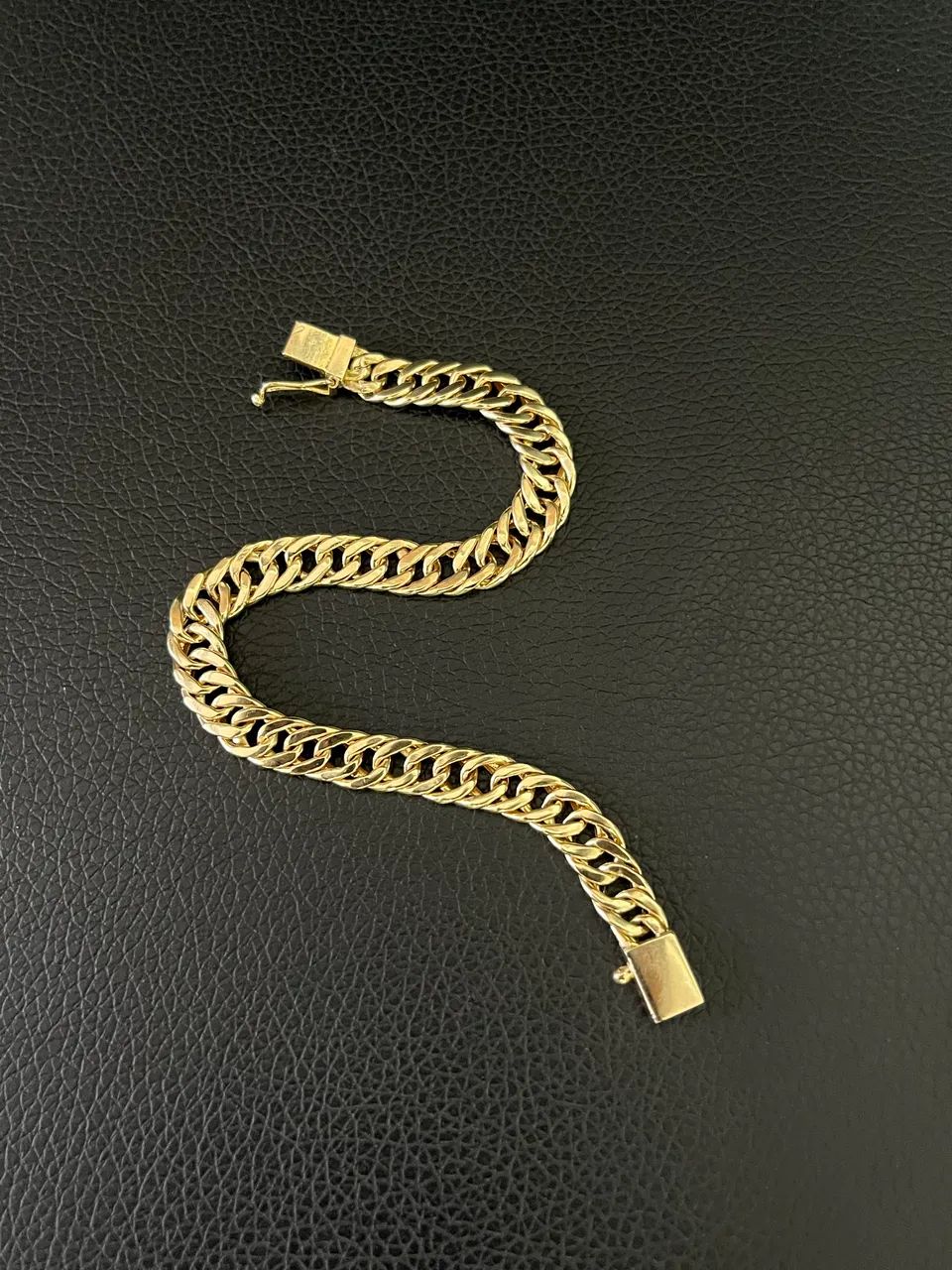 Pulseira Grumet Dupla Ouro 18 Nova  - Foto 4