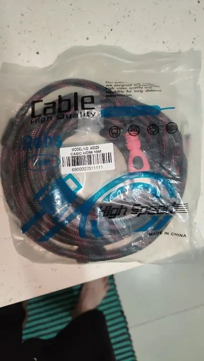 Cabo HDMI 4K - 10m - Novo - Foto 3