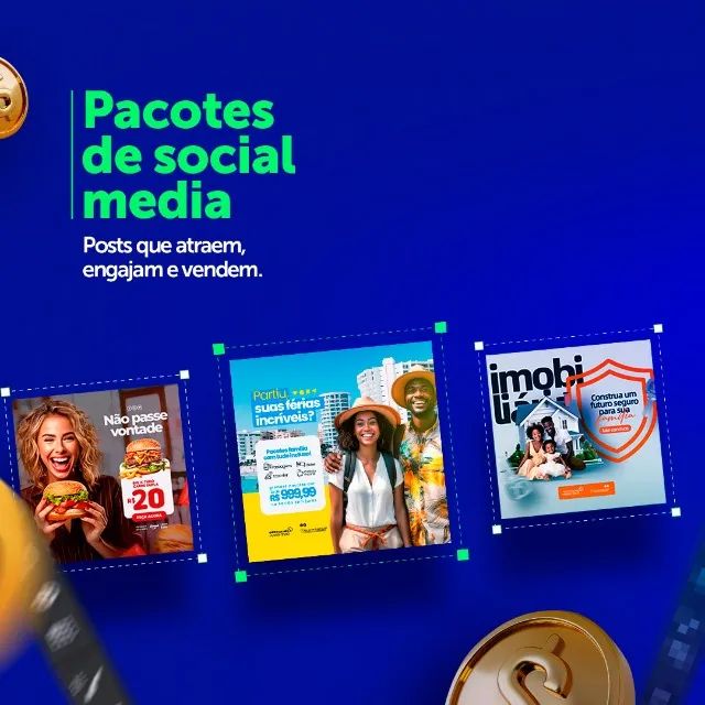 Serviços  de Design Gráfico e Edição de Vídeos | Posts, Reels, Banners, Flyer - Foto 3