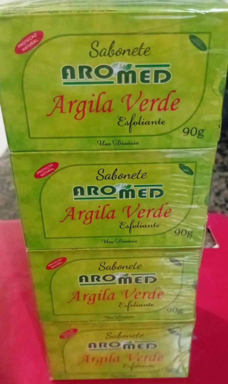 Sabonete Argila Verde Esfoliante Aromed 90g
