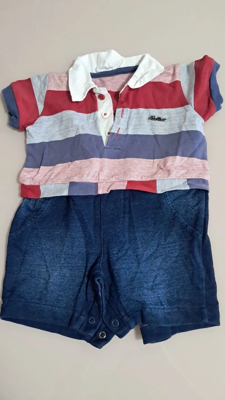 Lote de Roupas Neném  de 3 a 6 meses Baby Club - Foto 6