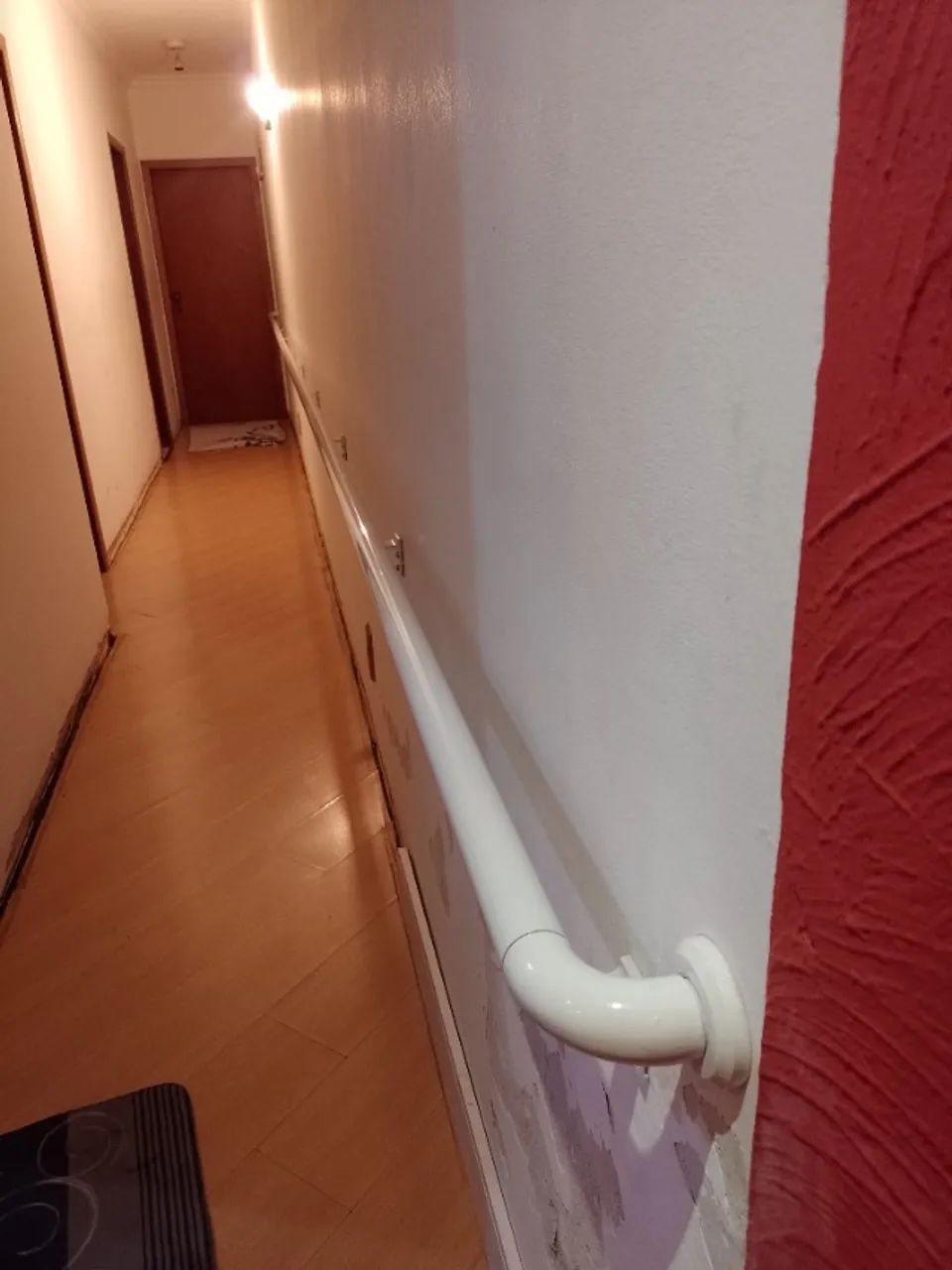 Corrimão de alumínio pintura eletrostática 