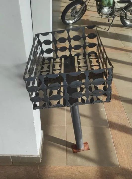 Lixeira galvanizada para área externa - Foto 2