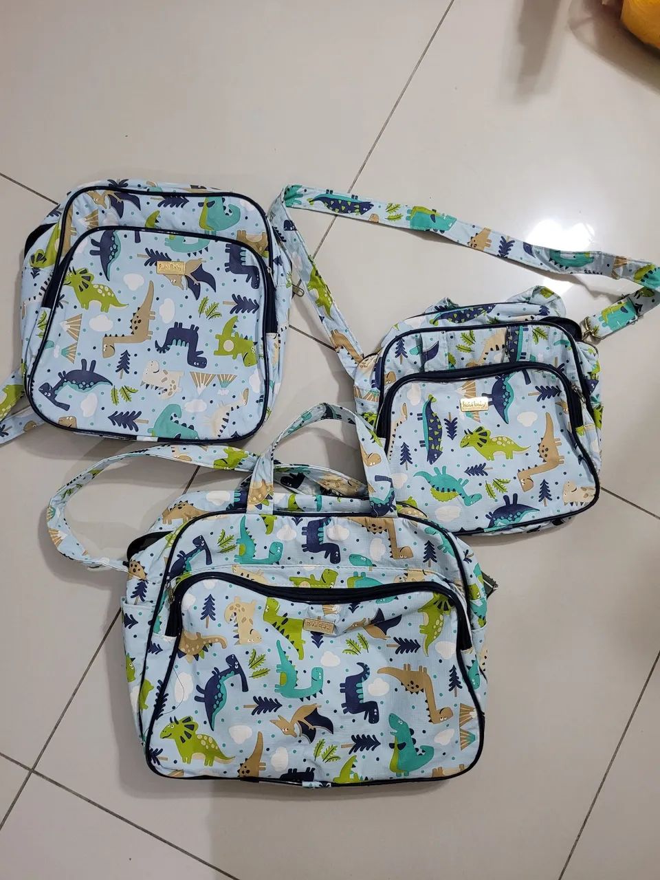 Bolsas infantis de dinossauro