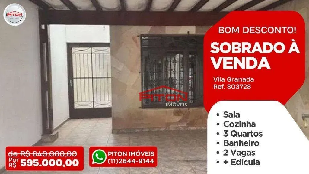 Sobrado - Vila Granada - São Paulo/SP