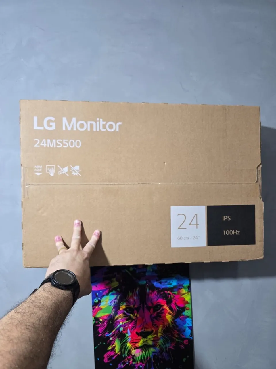 Monitor Gamer LG 24" Full HD 100Hz IPS - NOVO