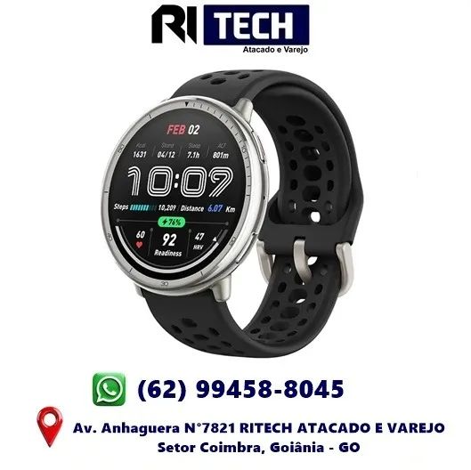 Smartwatch Amazfit Active 2 Zepp Hyrox GPS Amoled Xiaomi