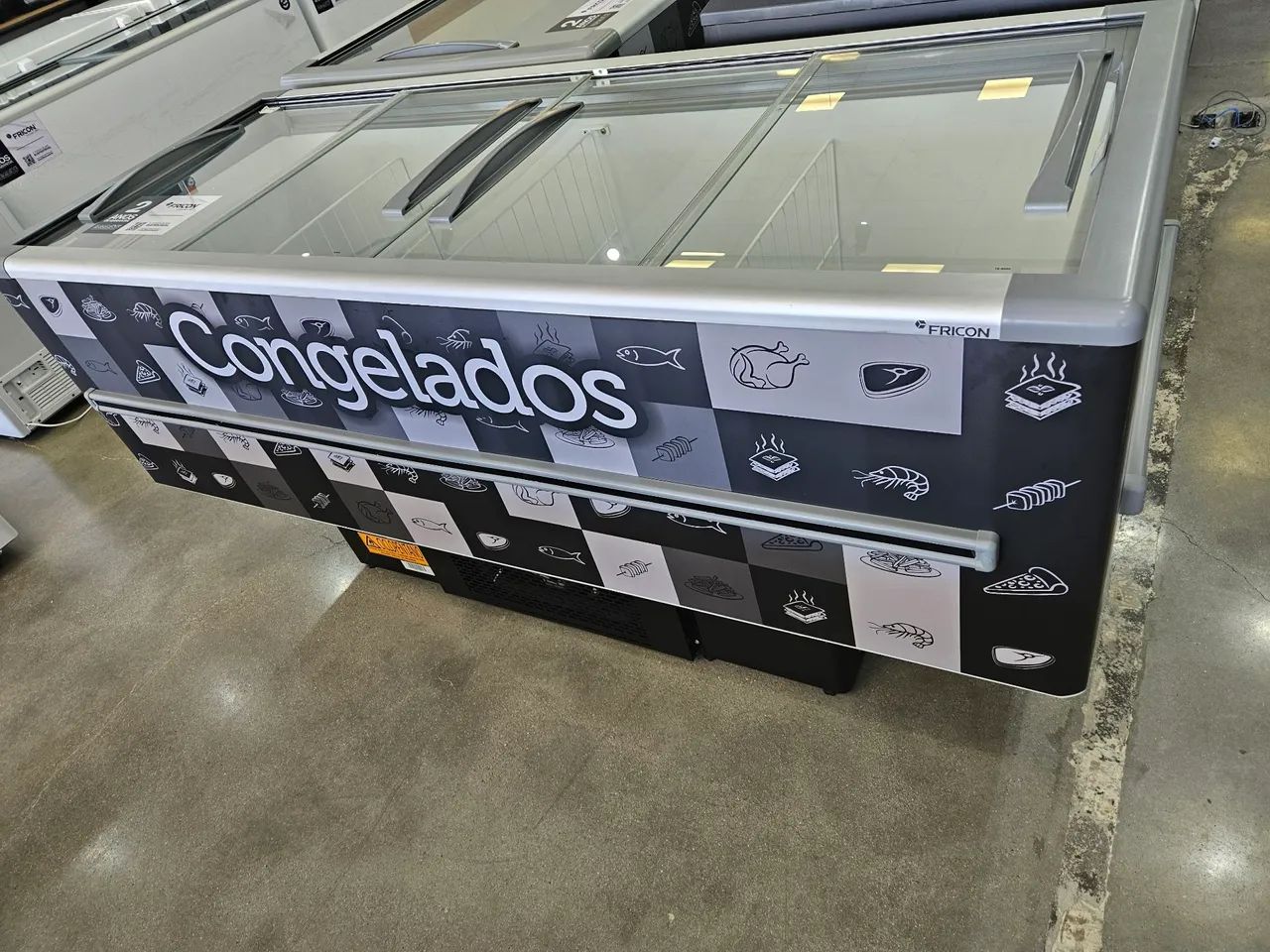 ilha de congelados 2 metros 568L - a pronta entrega 