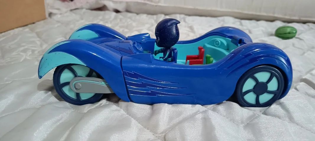PJ Masks Night Ninja Com Carro Frog Box Som e Luz Pilha Inclusa  - Foto 6