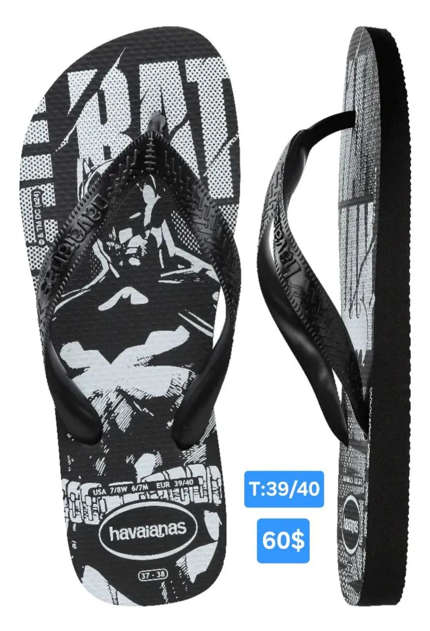 Sandália da Havaianas Batman tamanho 39/40 original 