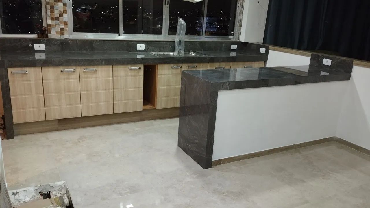 Pias em porcelanato fino acabamento  - Foto 3