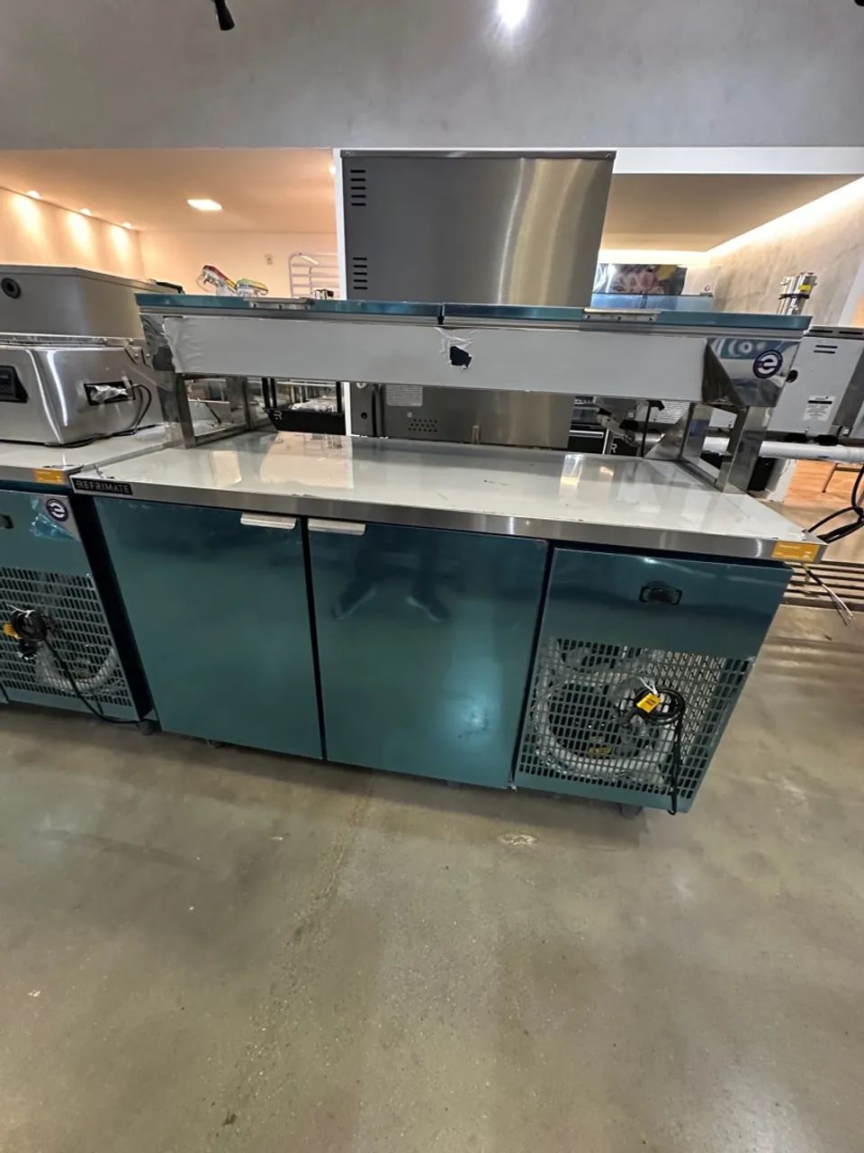 Balcão de serviço 1.5M resfriados c/condimentadora - refrimate 