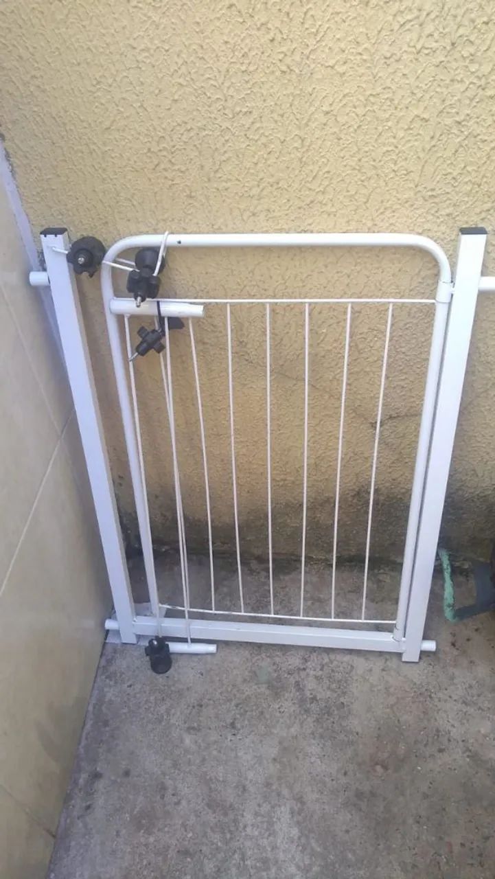 Portão de segurança para bebê - branco