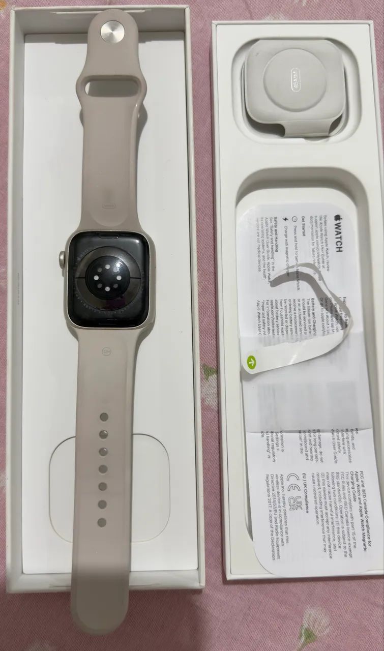 Apple Watch série 45mm GPS ano de uso Smartwatches Calhau