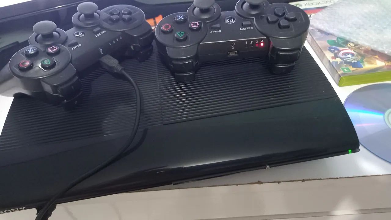 Playstation 3 Super Slim, Com HEN instalado e 100% funcionando!! - Foto 2