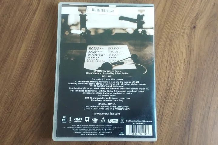 DVD Metallica S&M - Duplo - Foto 4