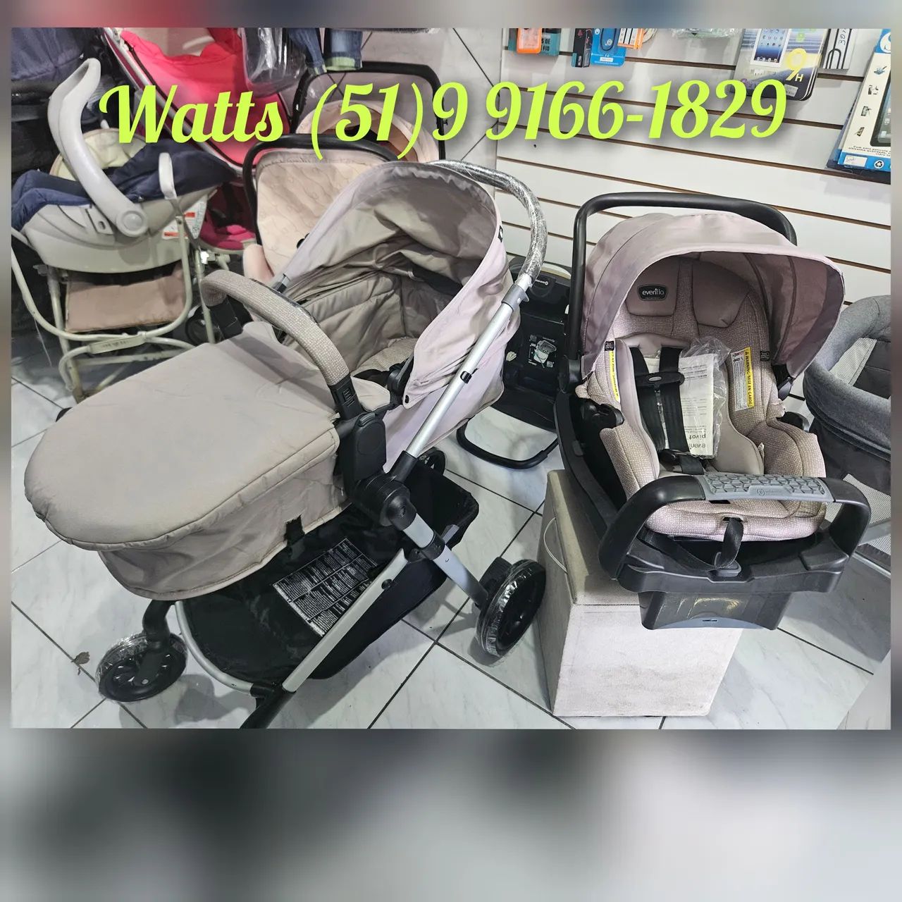 Carinho evenflo  parcelamento em até 10 vezes sem juros no cartão  vindo n loja 