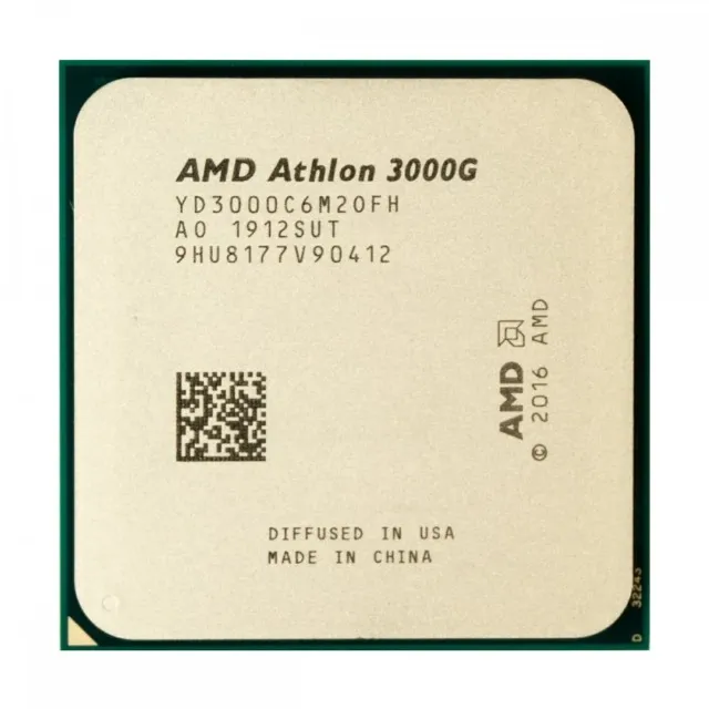 Processador AMD Athlon 3000G, 3.5GHz, Cache 5MB, Dual Core, 4 Thread, AM4