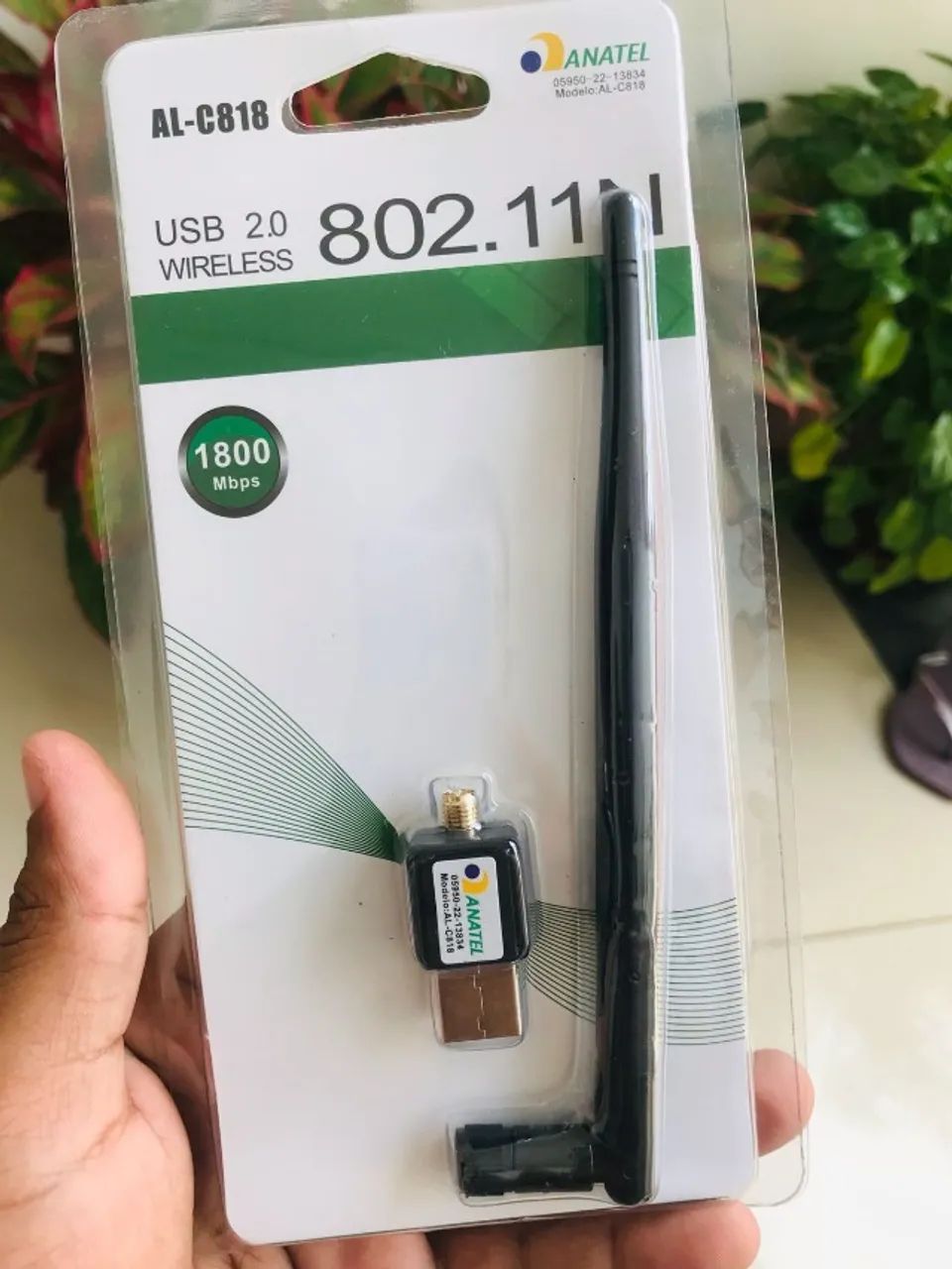 Adaptador WiFi 2.4ghz USB Wireless Novo (Garantia)