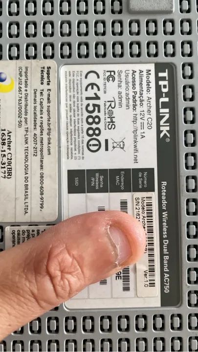 Roteador TP-Link Archer C20 - Foto 4