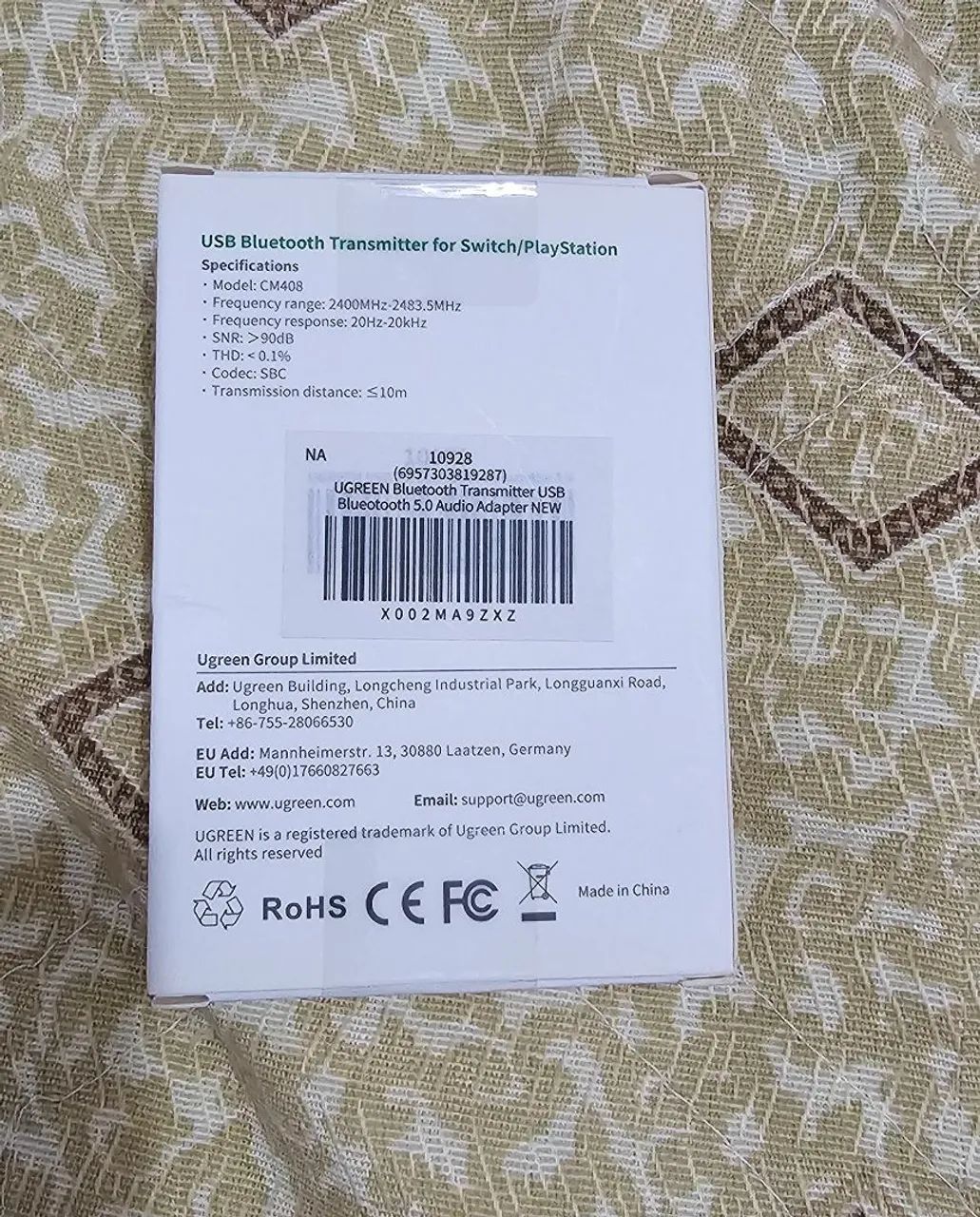Ugreen Transmissor de áudio Bluetooth Nintendo Switch  - Foto 2