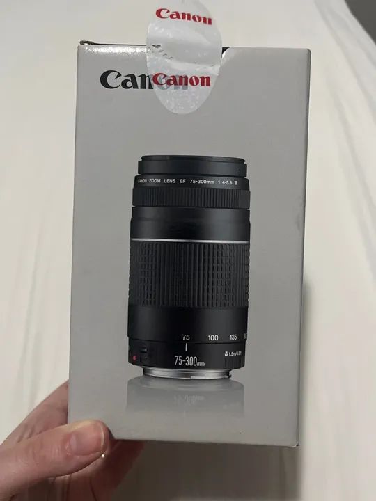 Lente Canon EF 75-300mm f/4-5.6 - Zoom para suas aventuras!