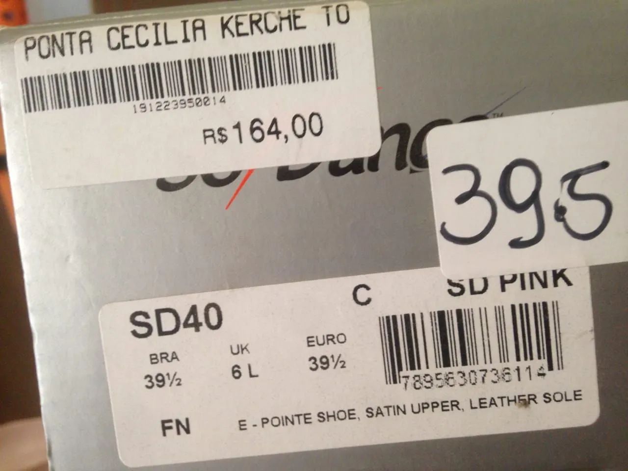 Sapatilhas de ponta CECÍLIA KERCHE 