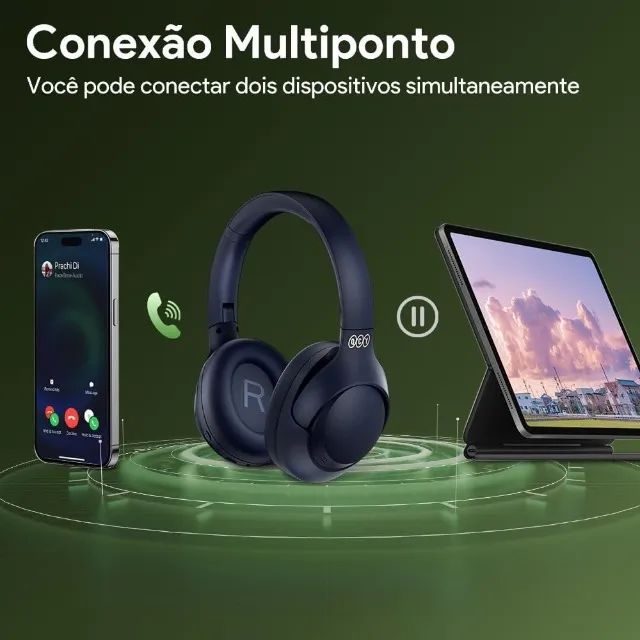 Fone QCY H3 Preto - Foto 2