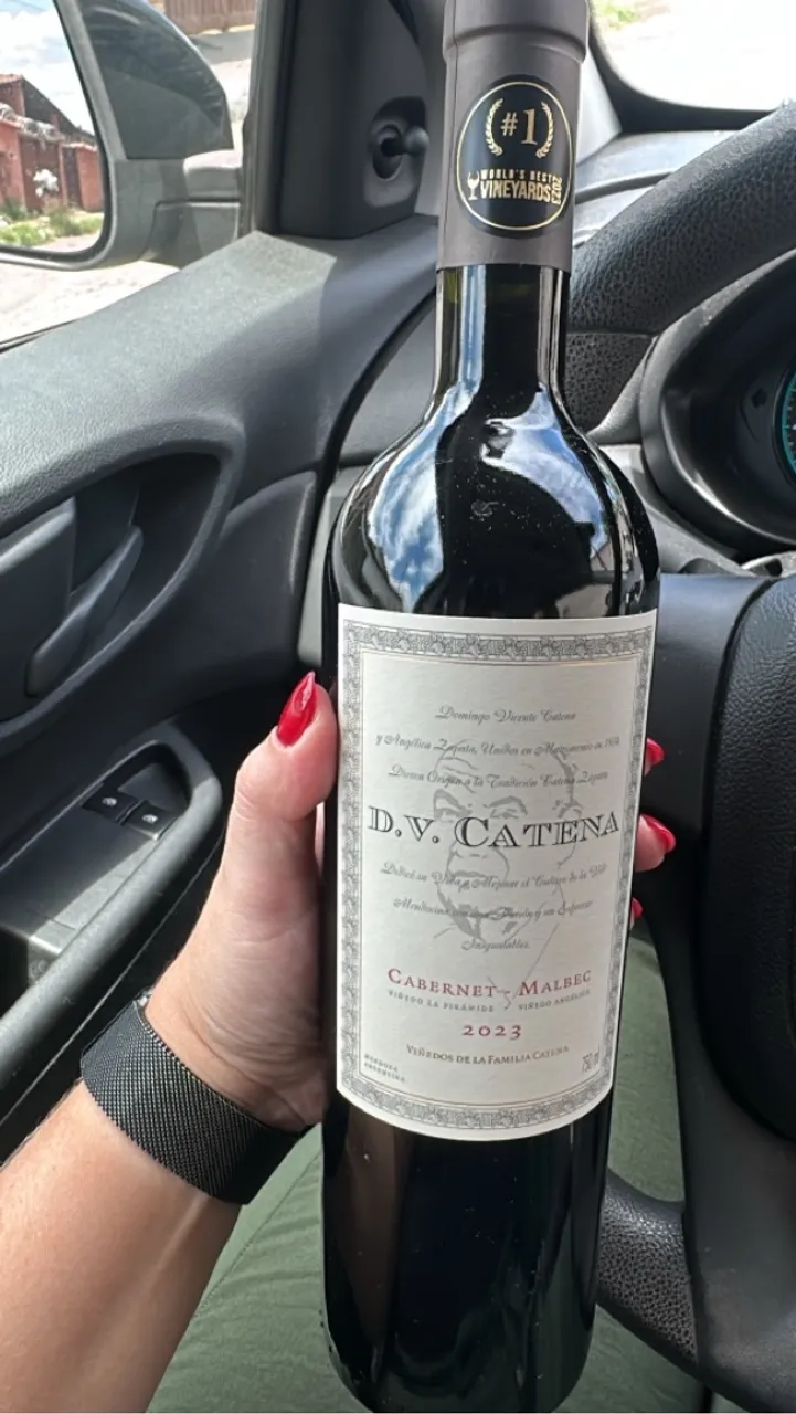 Vinho tinto Cabernet Malbec D.V. Catena 2023 e vinho escorihuela organico