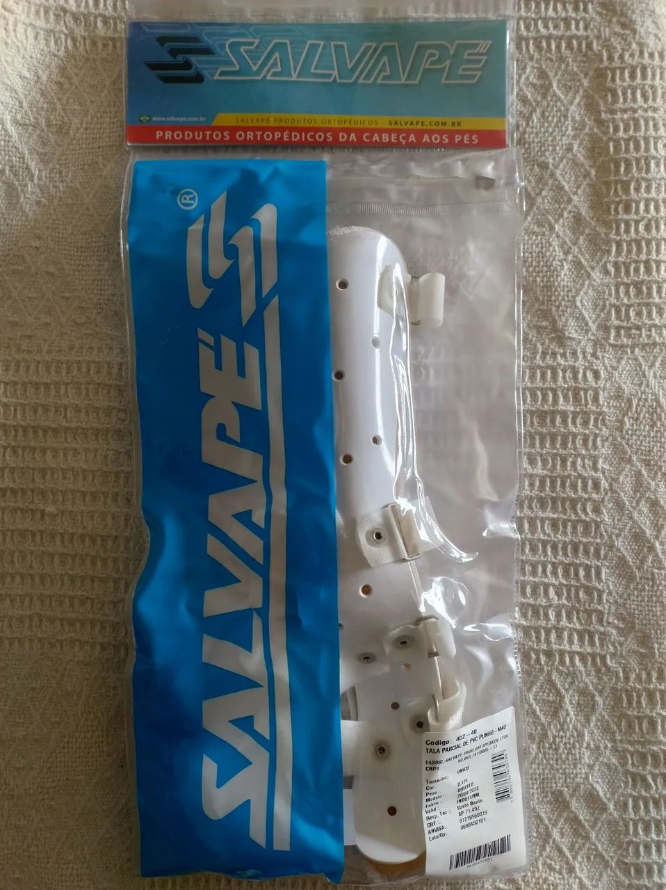 Tala PVC punho mão 