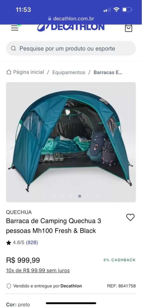 Kit para camping 