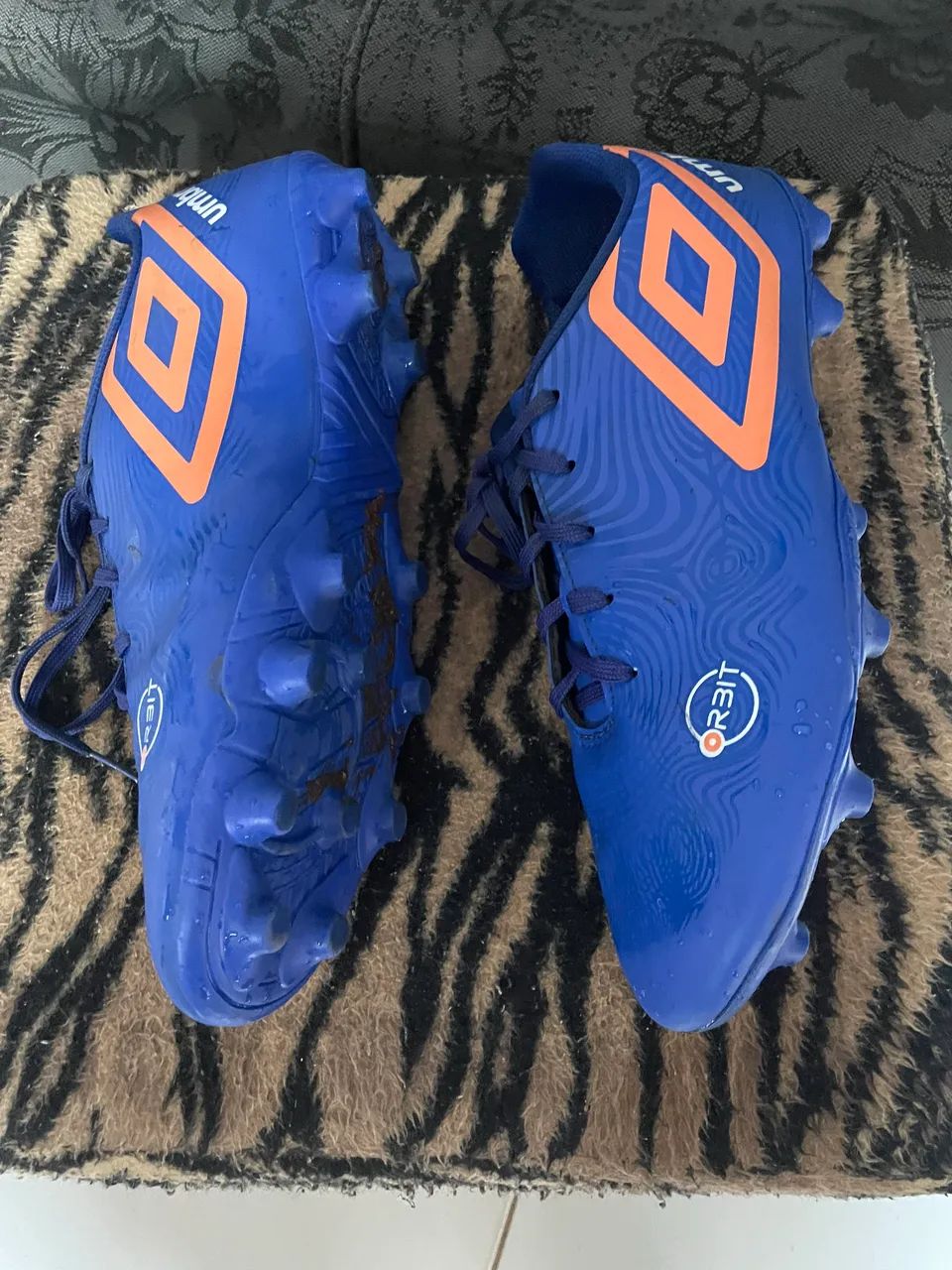 Chuteira umbro azul - Foto 2