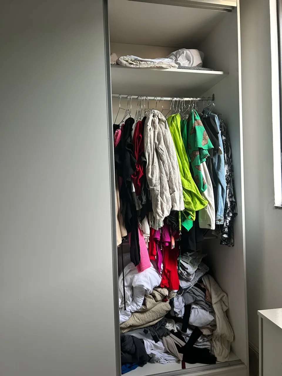 Guarda-Roupa Casal 100% MDF Madesa Royale 3 Portas de Correr Branco