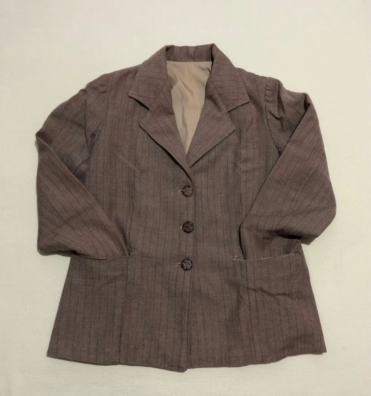 Blaser de lã feminino G