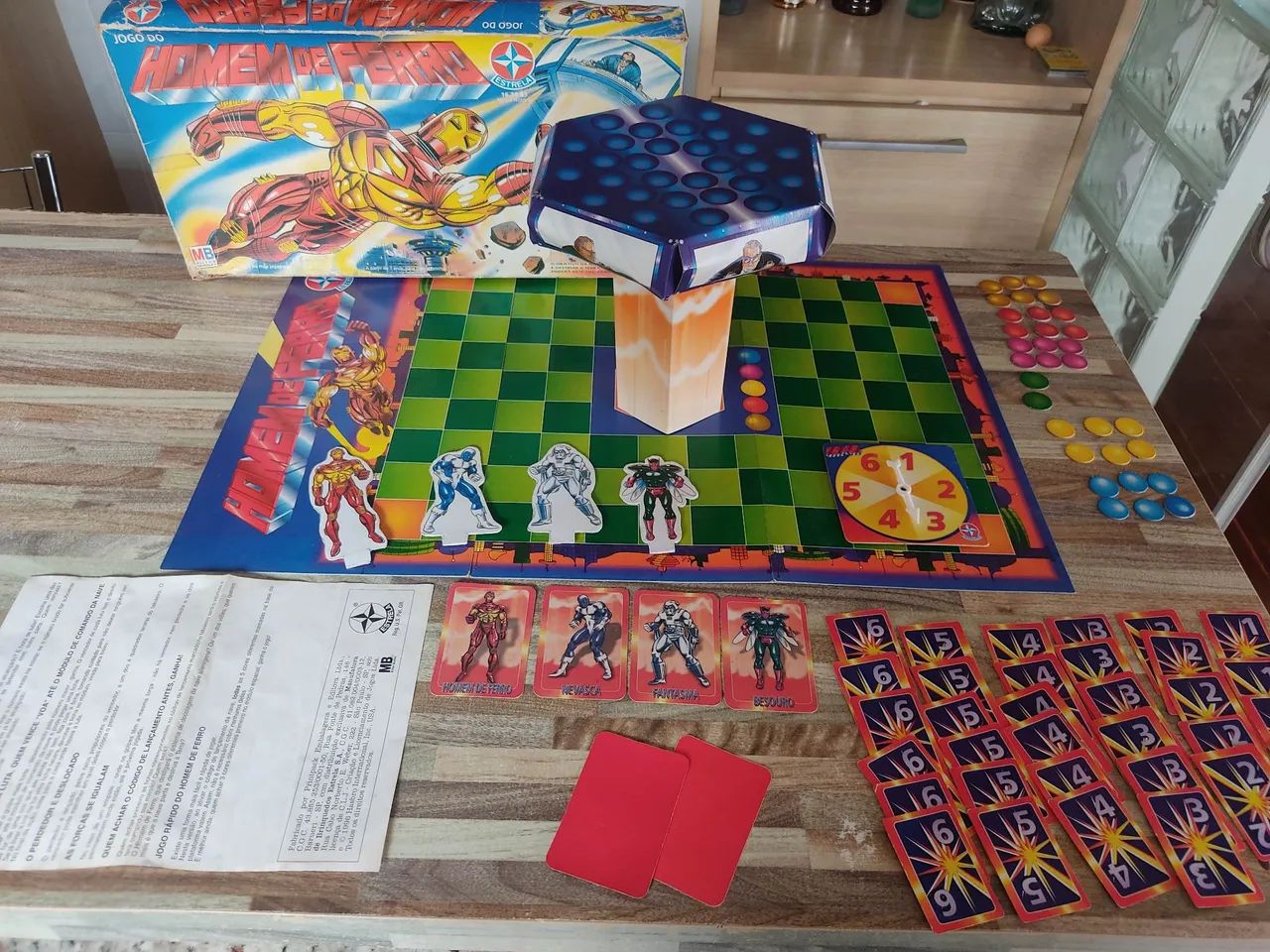 Jogo Homem de ferro estrela tabuleiro Completo - Foto 4