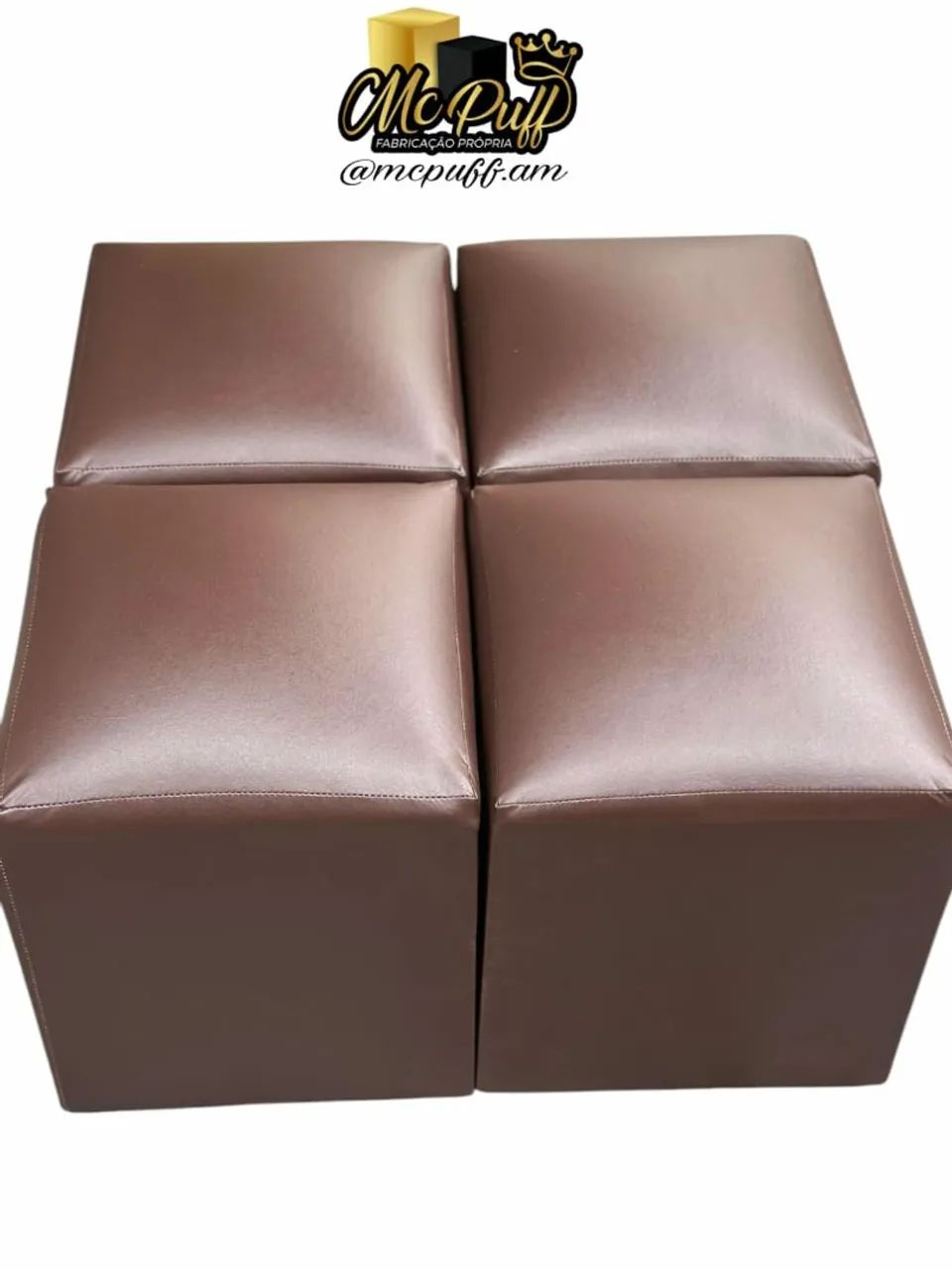 Conjunto de Puffs para Sala