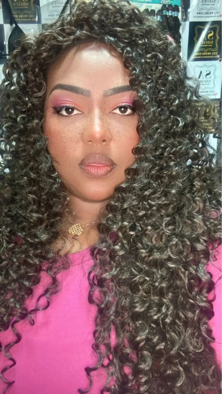 WIG CABELO FIBRA DE PROTEÍNA 80 cm 