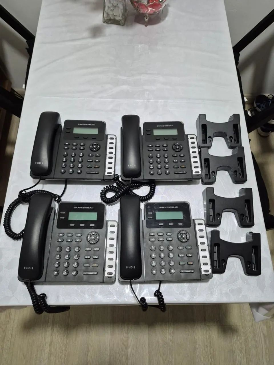 Kit Telefone IP Grandstream GXP1630 HD - 3 Linhas, PoE, Display LCD, Profissional
