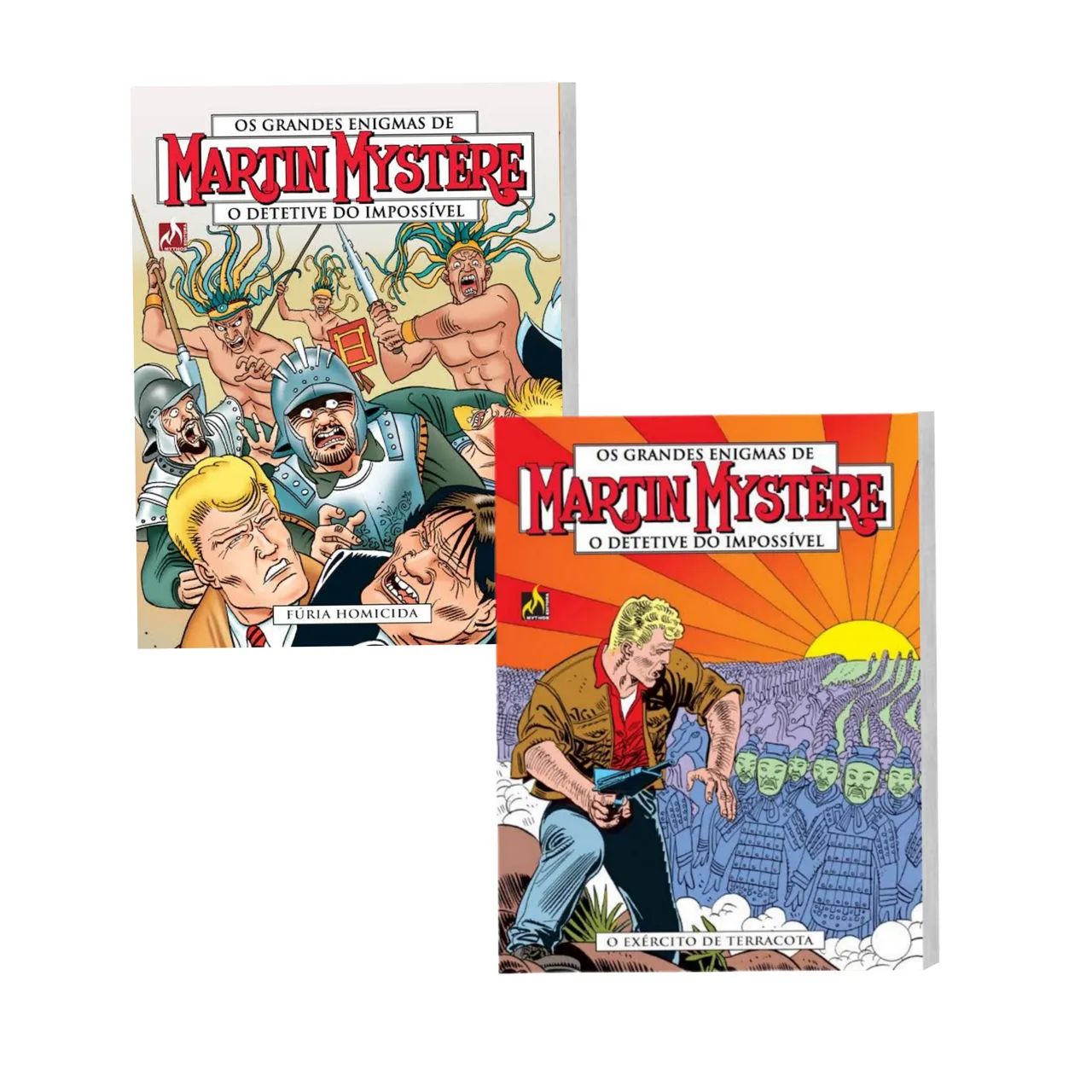 Kit 2 HQs Martin Mystère vol 2 e 8 mythos mistery detetive sobrenatural Alfredo Castelli