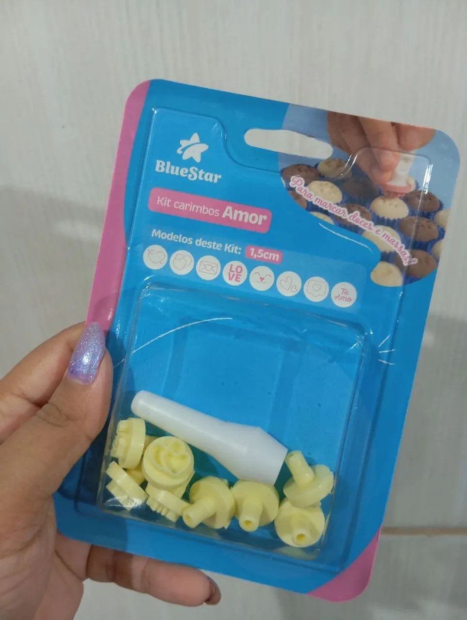 Kit Carimbos Amor para Doces e Massa