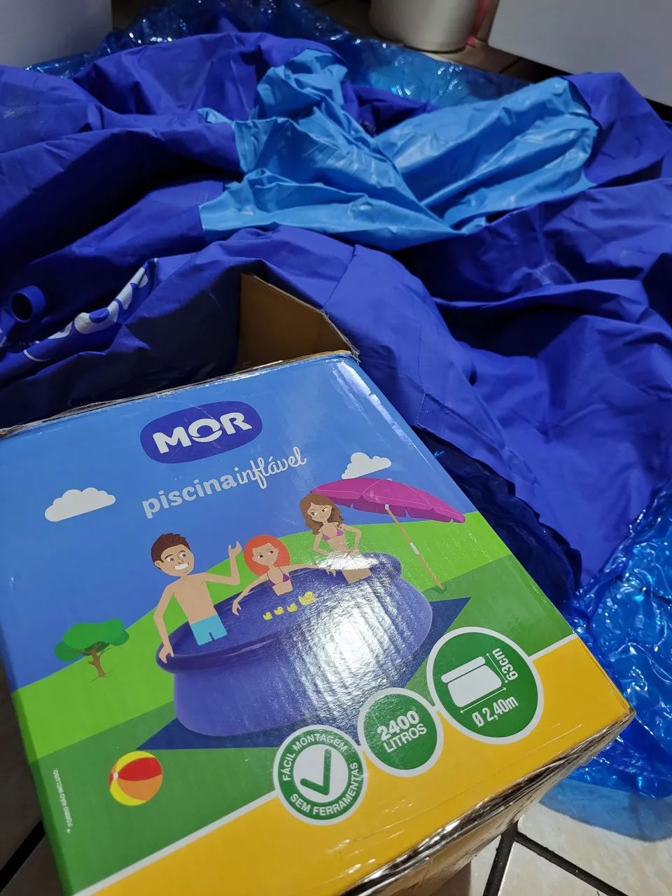 Piscina Inflável 2400L - Foto 5
