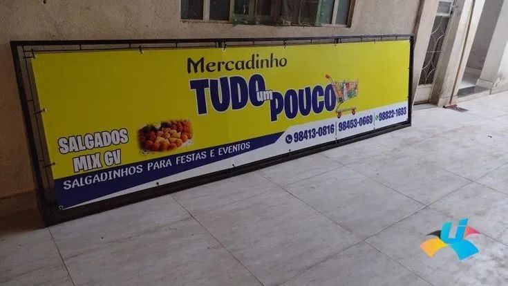 lona para fachada de comercio