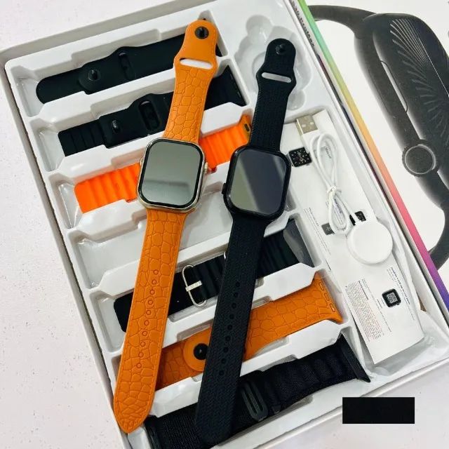 Smartwatch S30 Pro Max 7 em1 Série 10 Tela Infinita Chamadas Bluetooth Esportes Controle d - Foto 4