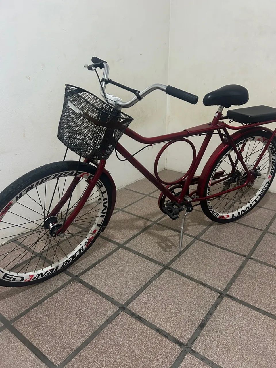 Bicicleta barra forte